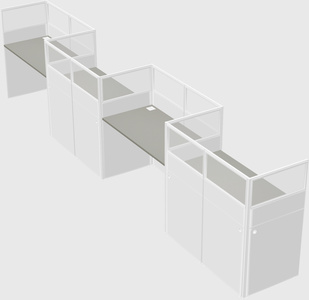 Rectangular cubicles