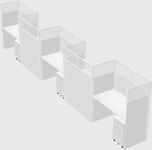 Rectangular cubicles