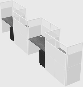Rectangular cubicles