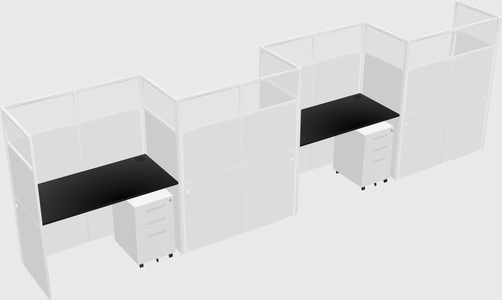 Rectangular cubicles