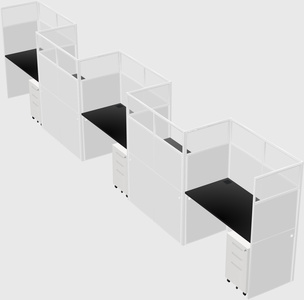 Rectangular cubicles