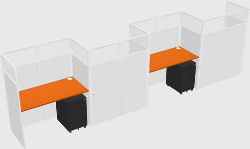 Rectangular cubicles