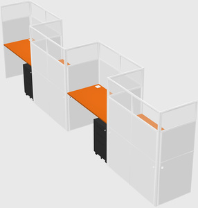 Rectangular cubicles