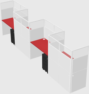 Rectangular cubicles