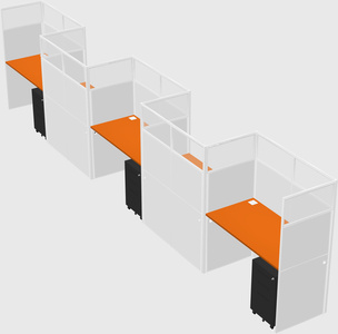Rectangular cubicles