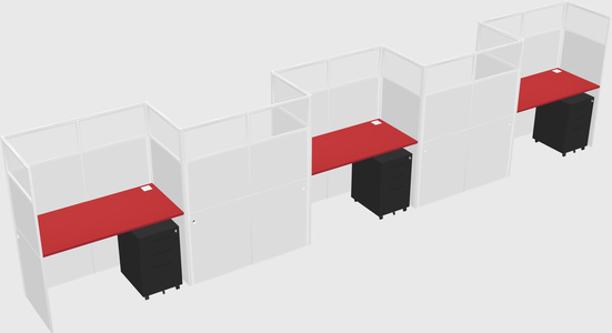 Rectangular cubicles