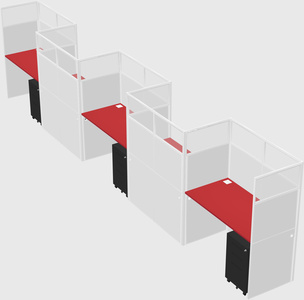 Rectangular cubicles