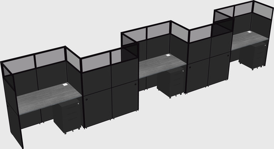 Cabines rectangulaires