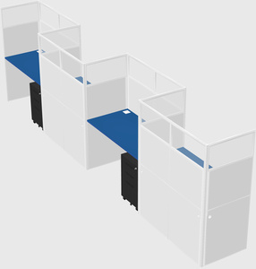 Rectangular cubicles