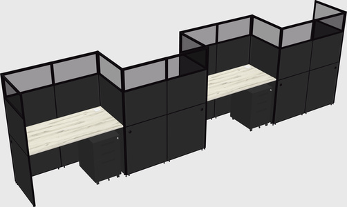 Rectangular cubicles