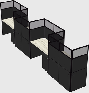 Rectangular cubicles