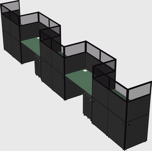 Rectangular cubicles