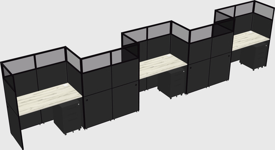 Cabines rectangulaires