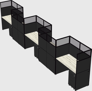 Cabines rectangulaires