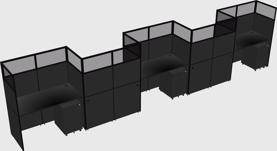 Rectangular cubicles