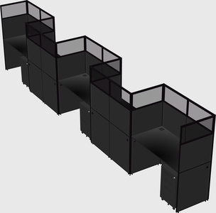 Rectangular cubicles