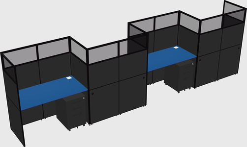 Rectangular cubicles