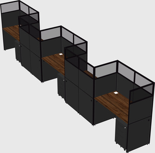 Cabines rectangulaires