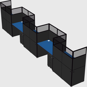 Rectangular cubicles