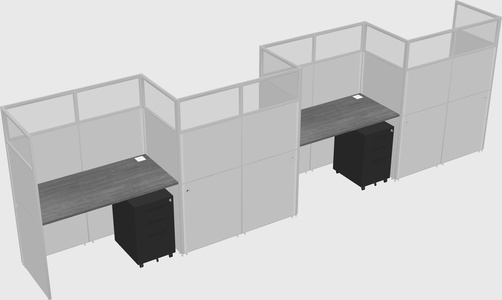 Rectangular cubicles
