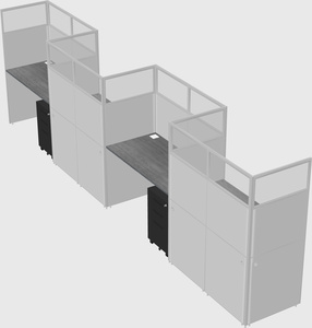 Rectangular cubicles