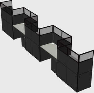 Rectangular cubicles