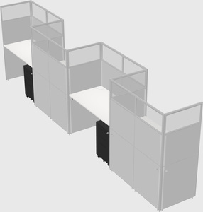 Rectangular cubicles