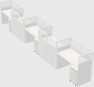 Rectangular cubicles