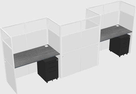 Rectangular cubicles