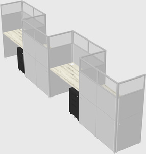 Rectangular cubicles