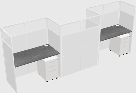 Rectangular cubicles