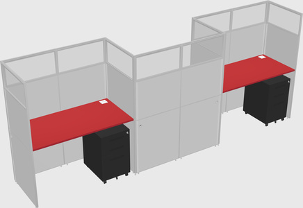 Rectangular cubicles