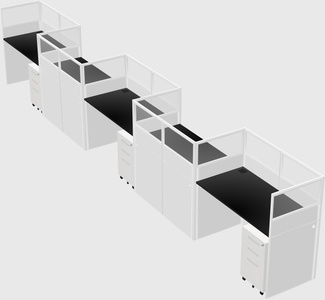 Rectangular cubicles
