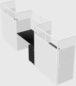 Rectangular cubicles