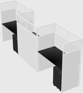 Rectangular cubicles