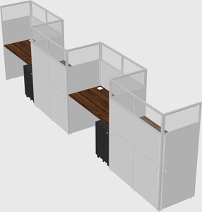 Rectangular cubicles