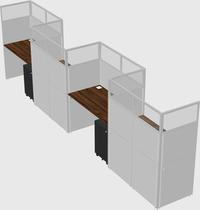 Rectangular cubicles