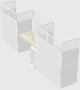 Rectangular cubicles