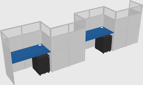 Rectangular cubicles