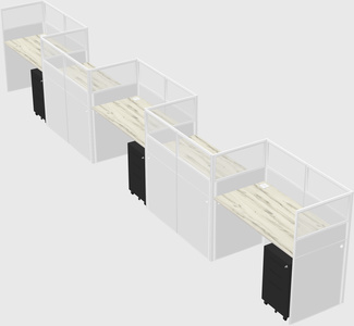 Rectangular cubicles