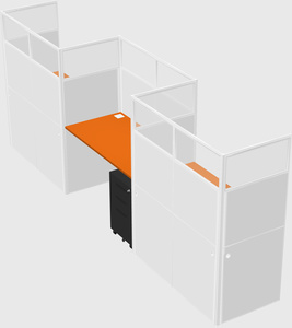 Rectangular cubicles