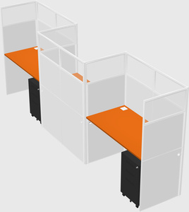 Rectangular cubicles