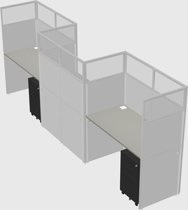 Rectangular cubicles