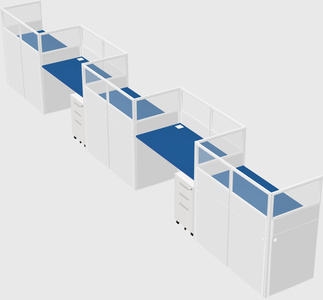 Rectangular cubicles