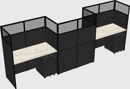 Rectangular cubicles