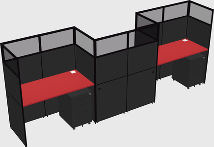 Rectangular cubicles