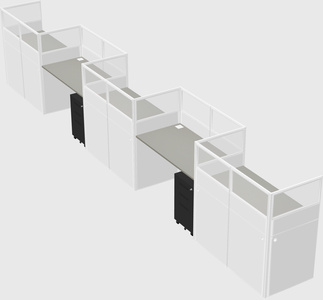 Rectangular cubicles