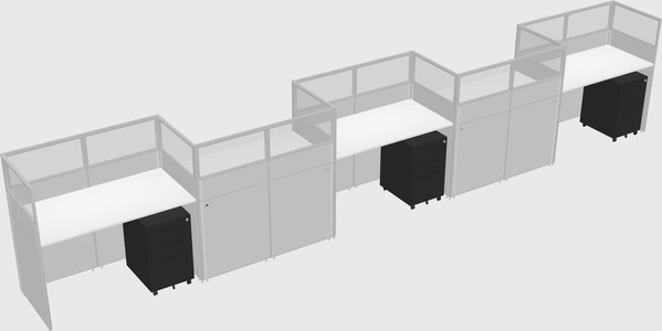 Rectangular cubicles