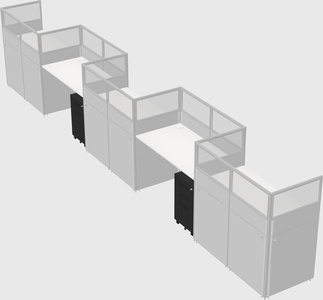 Rectangular cubicles