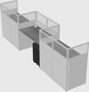 Rectangular cubicles